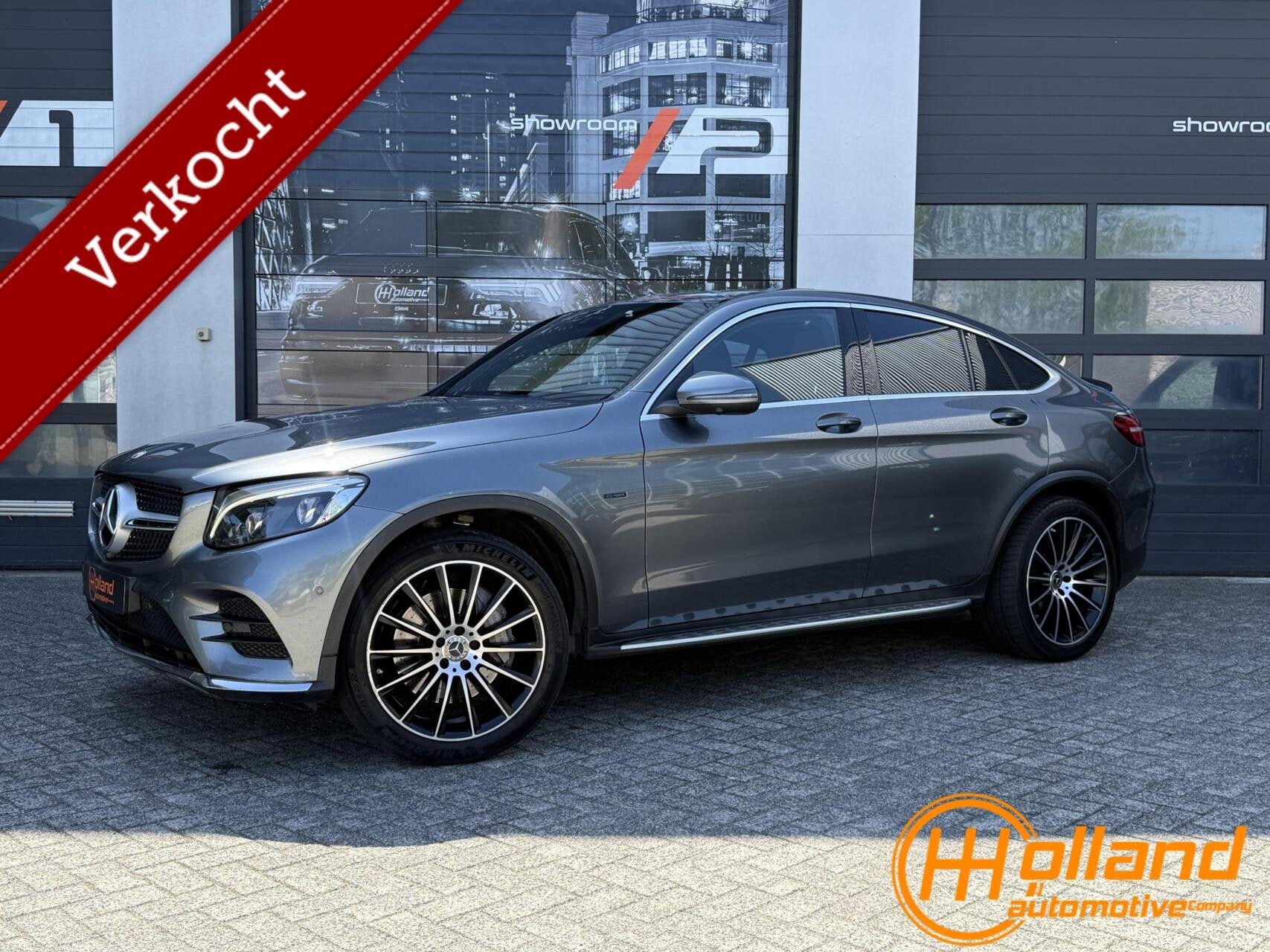 Mercedes GLC-klasse Coupé 350e 4MATIC| AMG |AIRMATIC|BURM.|, Autos, Cuir, Feux de virage, Entreprise, 5 portes