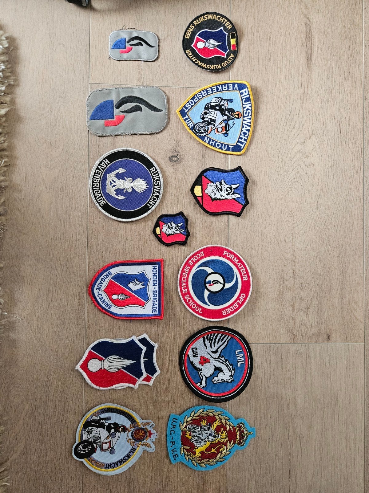 Patches Rijkswacht, Ophalen of Verzenden, Rijkswacht, Embleem of Badge