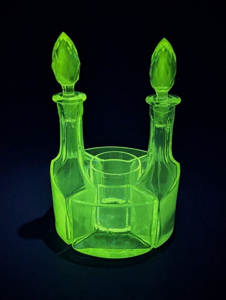 Antieke Cruetset Napoleon III (1850-1880) - UV-reactief, Antiek en Kunst, Verzenden