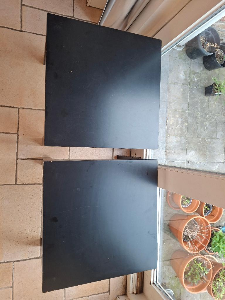 Ikea Lack bijzettafels 2 stuks, 55 à 75 cm, Enlèvement, Utilisé, Bois