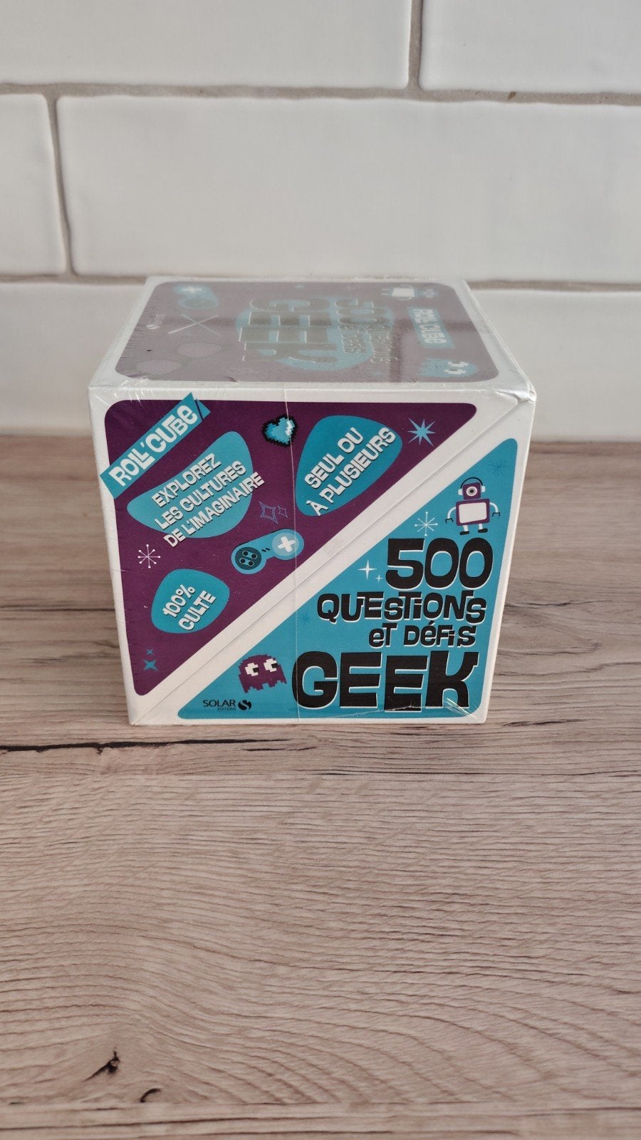 Roll'Cube - Geek - 500 questions et défis Geek, Hobby en Vrije tijd, Een of twee spelers, Ophalen, Nieuw, Solar