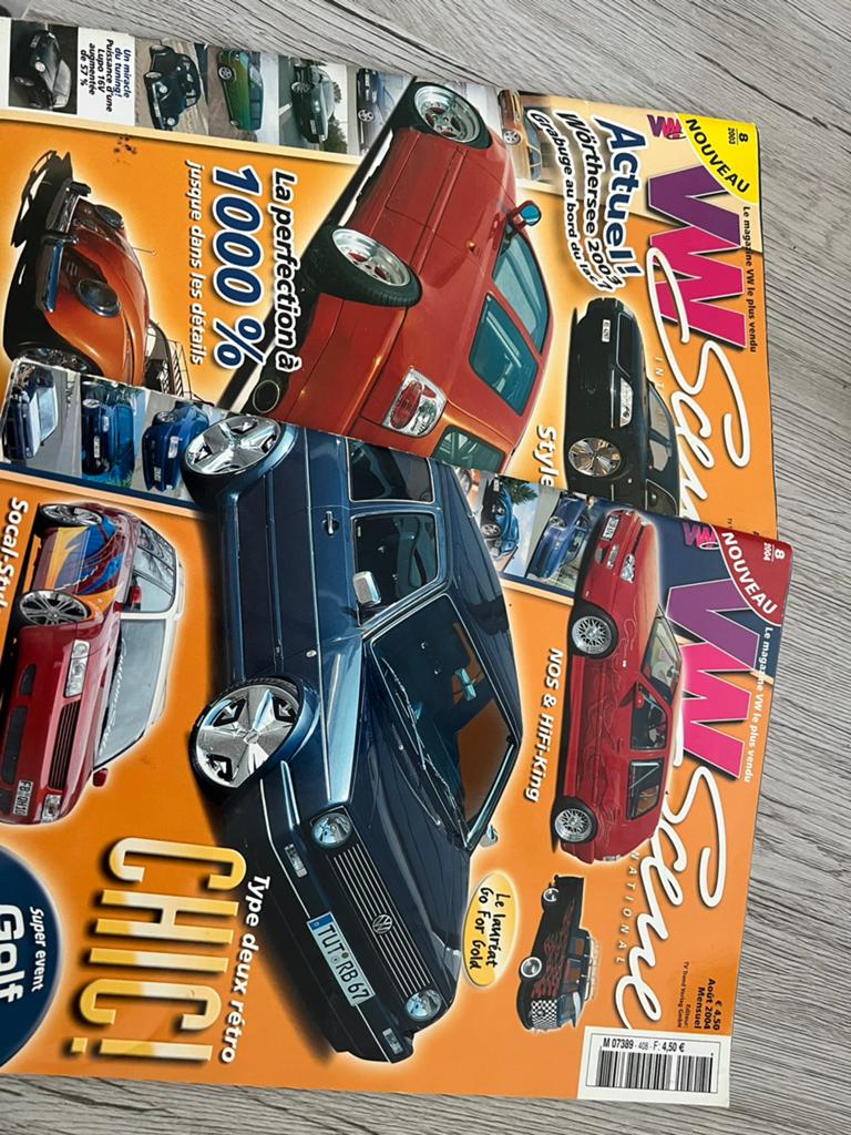 Vw scène numéro 8 2003 et 2004, Livres, Autos | Brochures & Magazines, Enlèvement, Utilisé, Volkswagen
