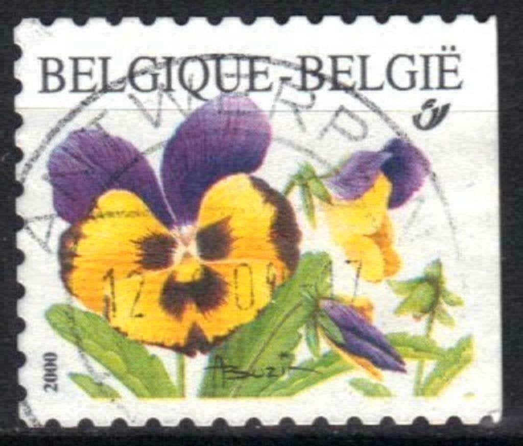 Belgie 2000 - Yvert 2936 /OBP 2937a - Bloemen (ST), Verzenden, Gestempeld, Gestempeld