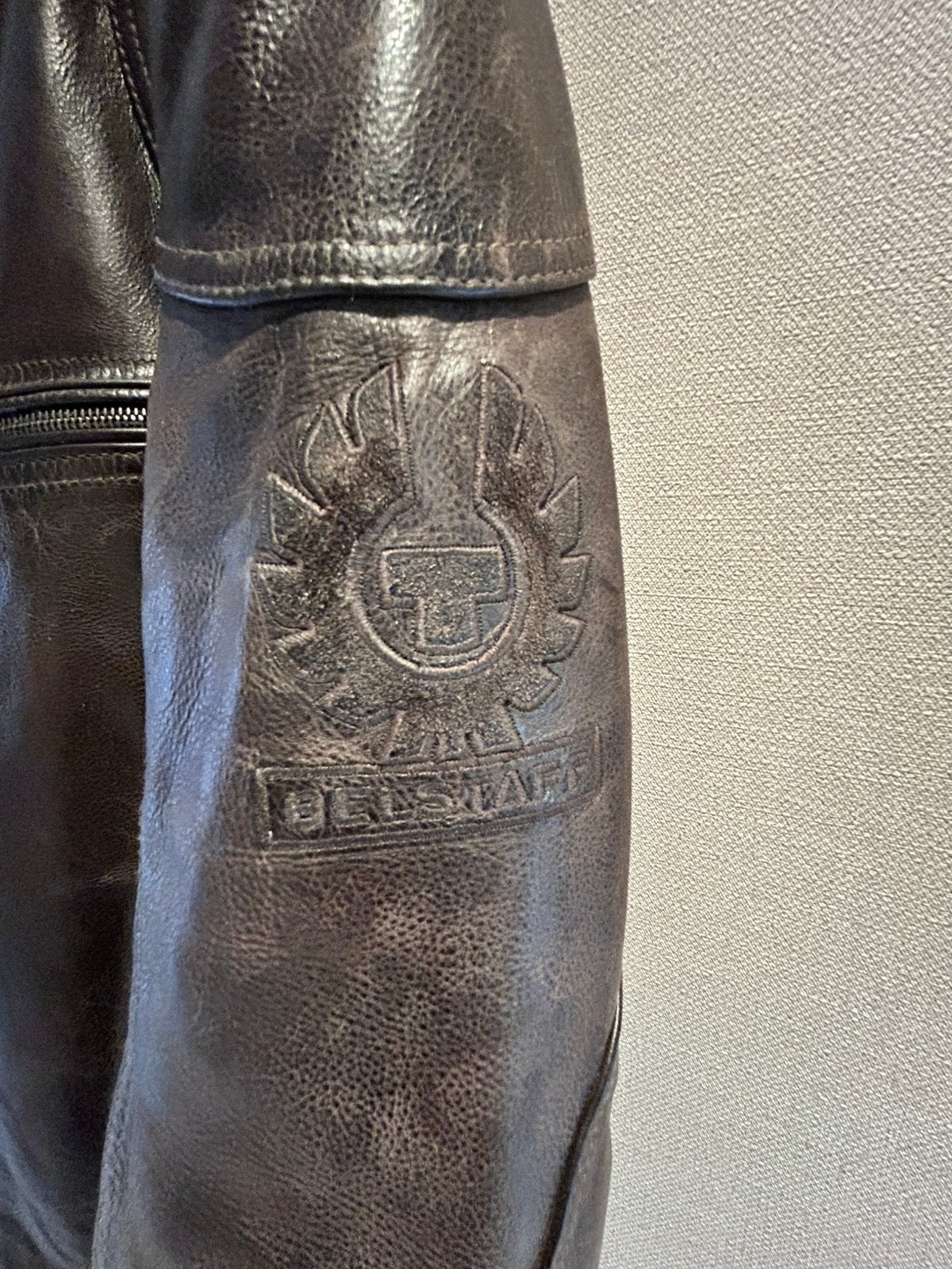 Belstaff Supreme lederen motorjas, Motos, Enlèvement, Seconde main, Hommes, Manteau | cuir