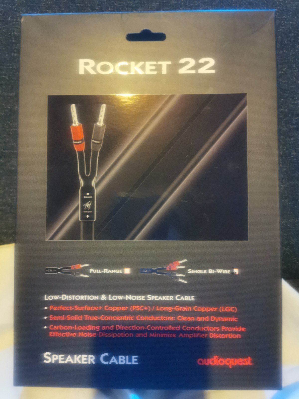 Audioquest rocket 22, Audio, Tv en Foto, Audiokabels en Televisiekabels, Ophalen of Verzenden, Zo goed als nieuw, 2 tot 5 meter