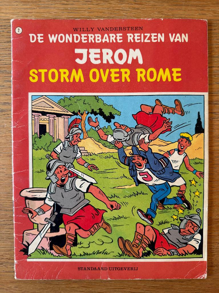 De wonderbare reizen van Jerom - Storm over Rome (1982), Enlèvement ou Envoi, Willy Vandersteen, Une BD, Utilisé