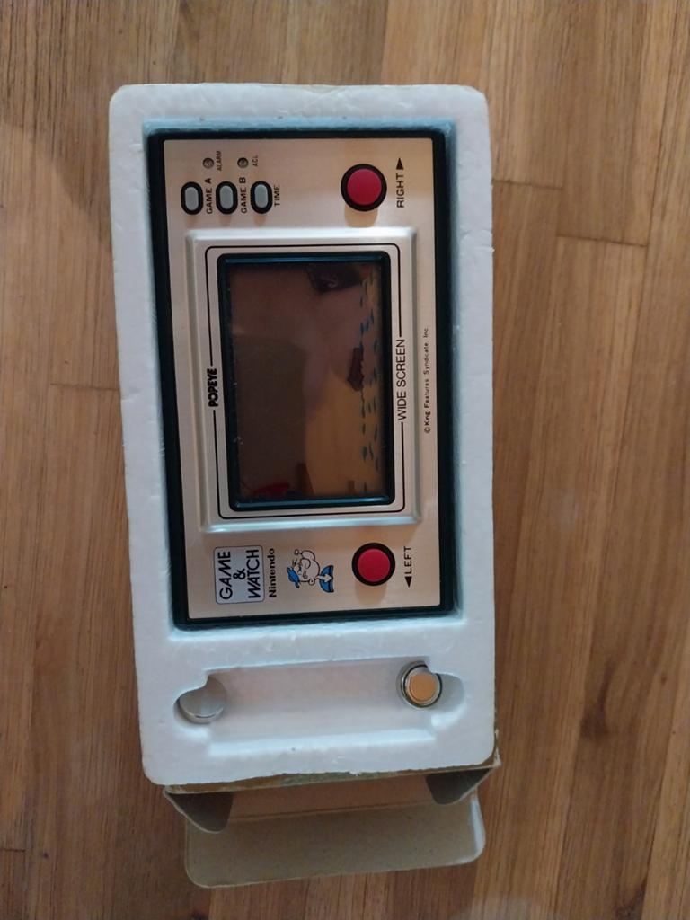 Nintendo wilde screen popeye, Ophalen