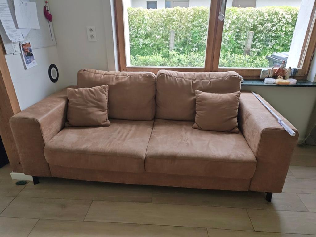 2-zit stof, Maison & Meubles, Canapés | Salons, 200 à 250 cm, Banc droit, Enlèvement, Tissus