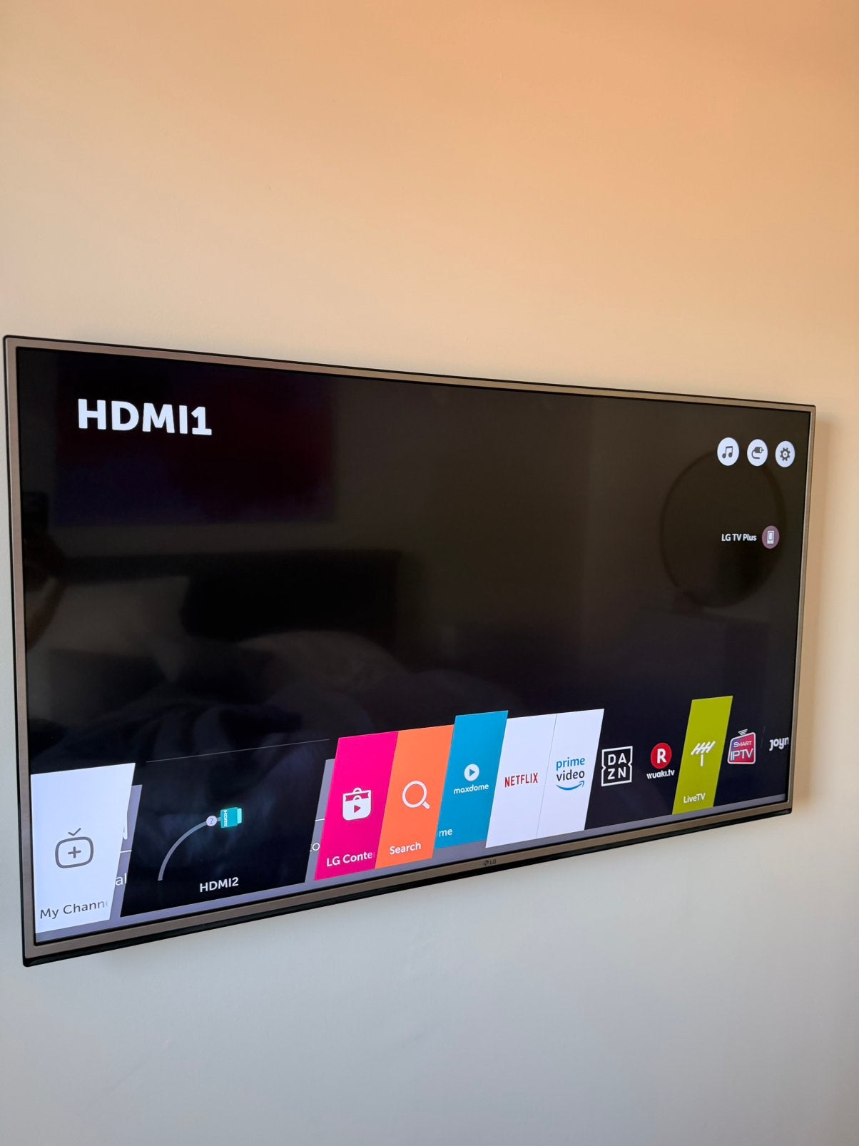55‘ LG Smart TV, Ophalen