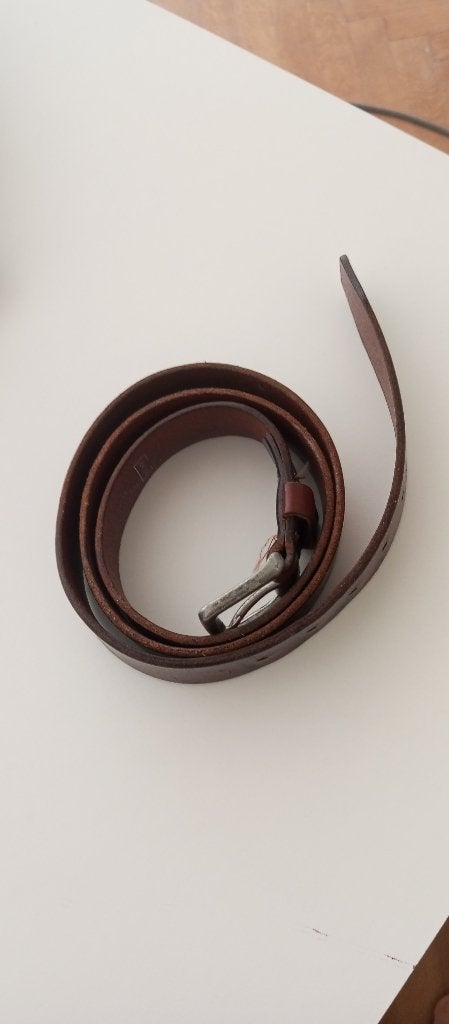 ceinture homme, Kleding | Heren, Riemen en Ceintuurs, Ophalen, Bruin, Echt leder, 115 cm of meer