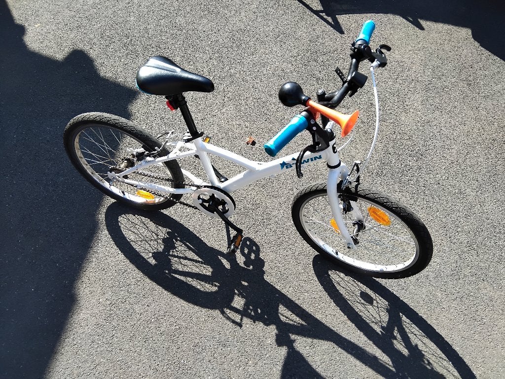 Kinder fiets btwin 20inch, Fietsen en Brommers, Ophalen, Velgrem, Zo goed als nieuw, Btwin Decathlon