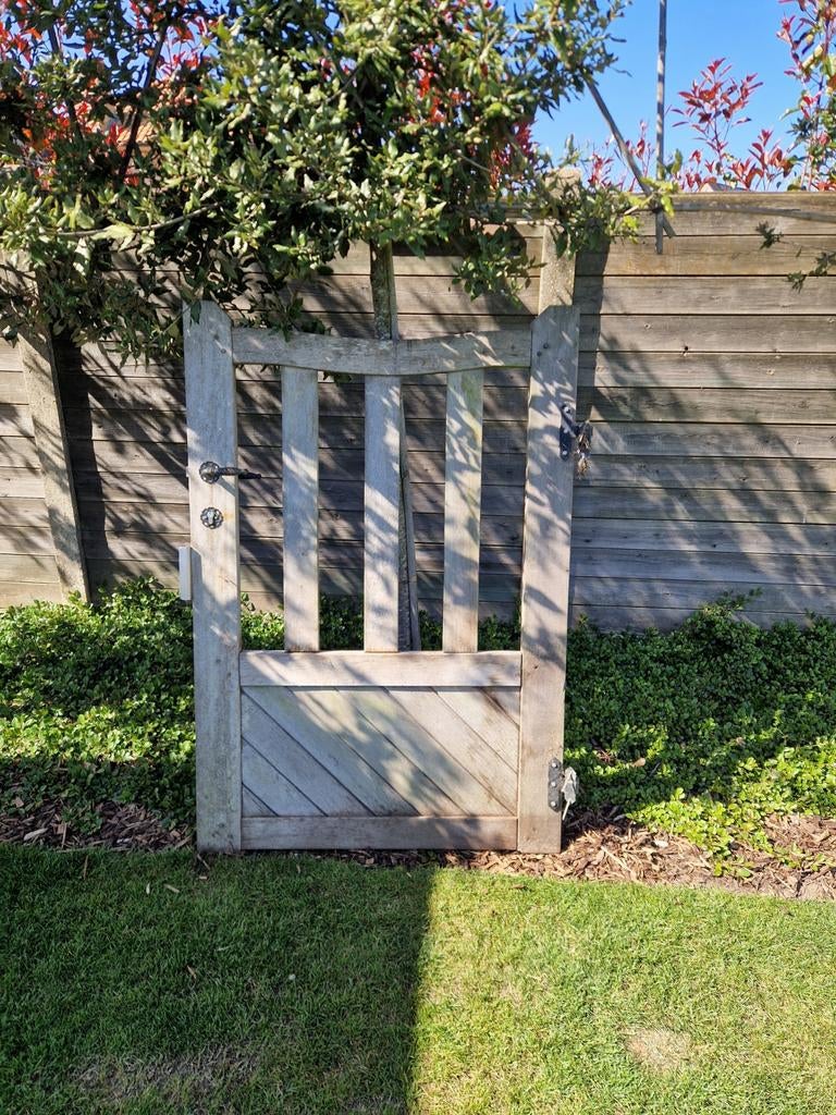 Tuinpoort hardhout, Tuin en Terras, Ophalen, Hardhout