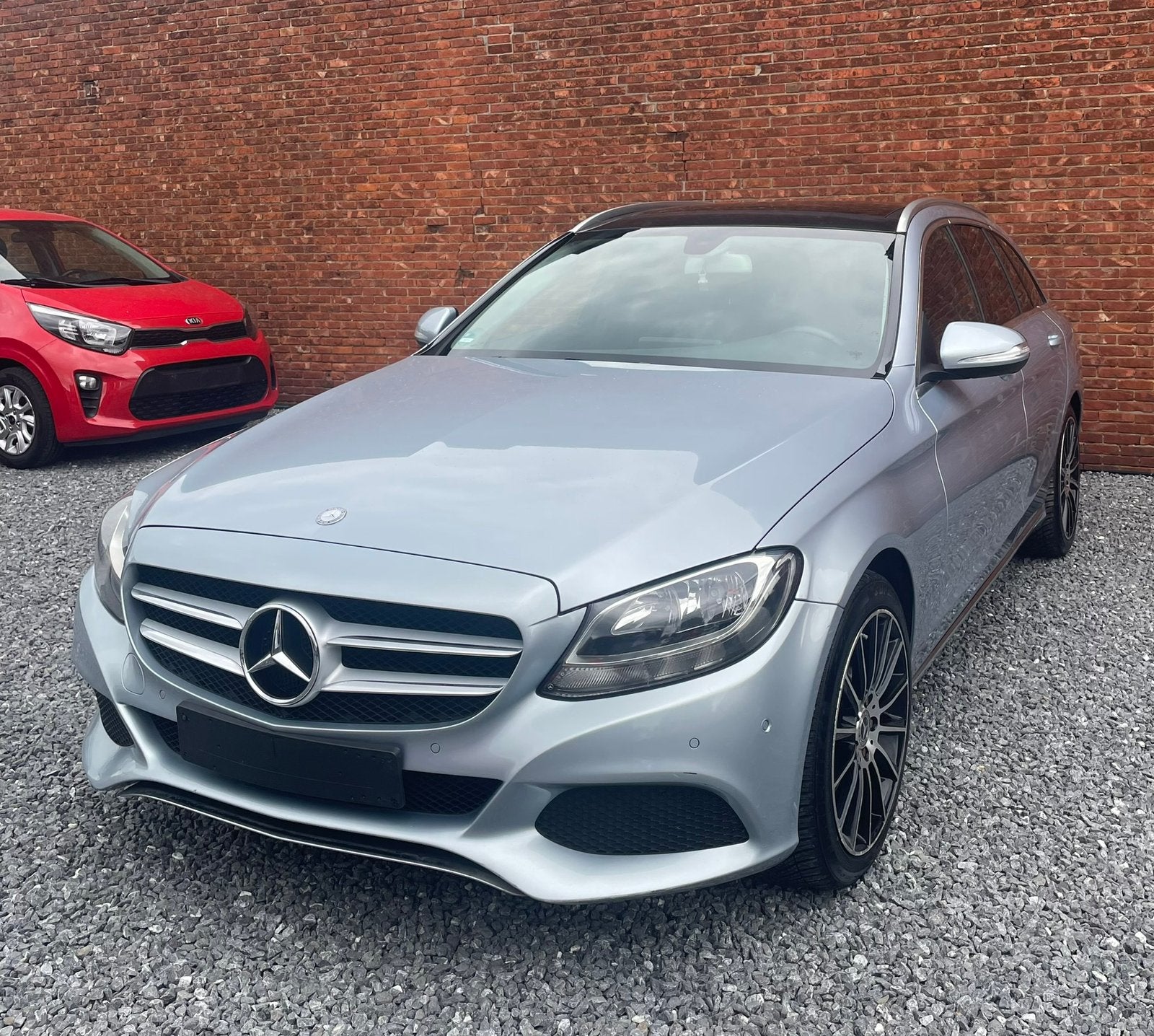Mercedes-Benz C180D Bluetec, Auto's, Achterwielaandrijving, 4 cilinders, Lichtsensor, Leder en Stof
