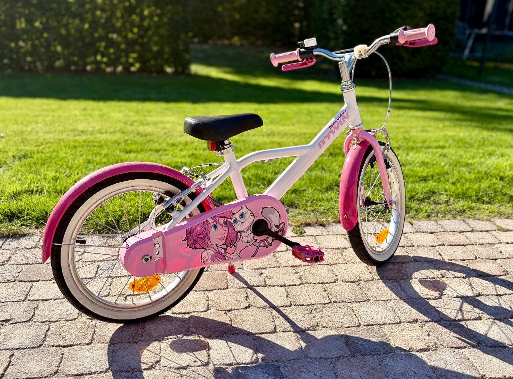 Te koop Kinderfiets BTWIN Docto Girl 500 16inch, Ophalen, 16 tot 20 inch, Velgrem, Btwin Docto Girl 500