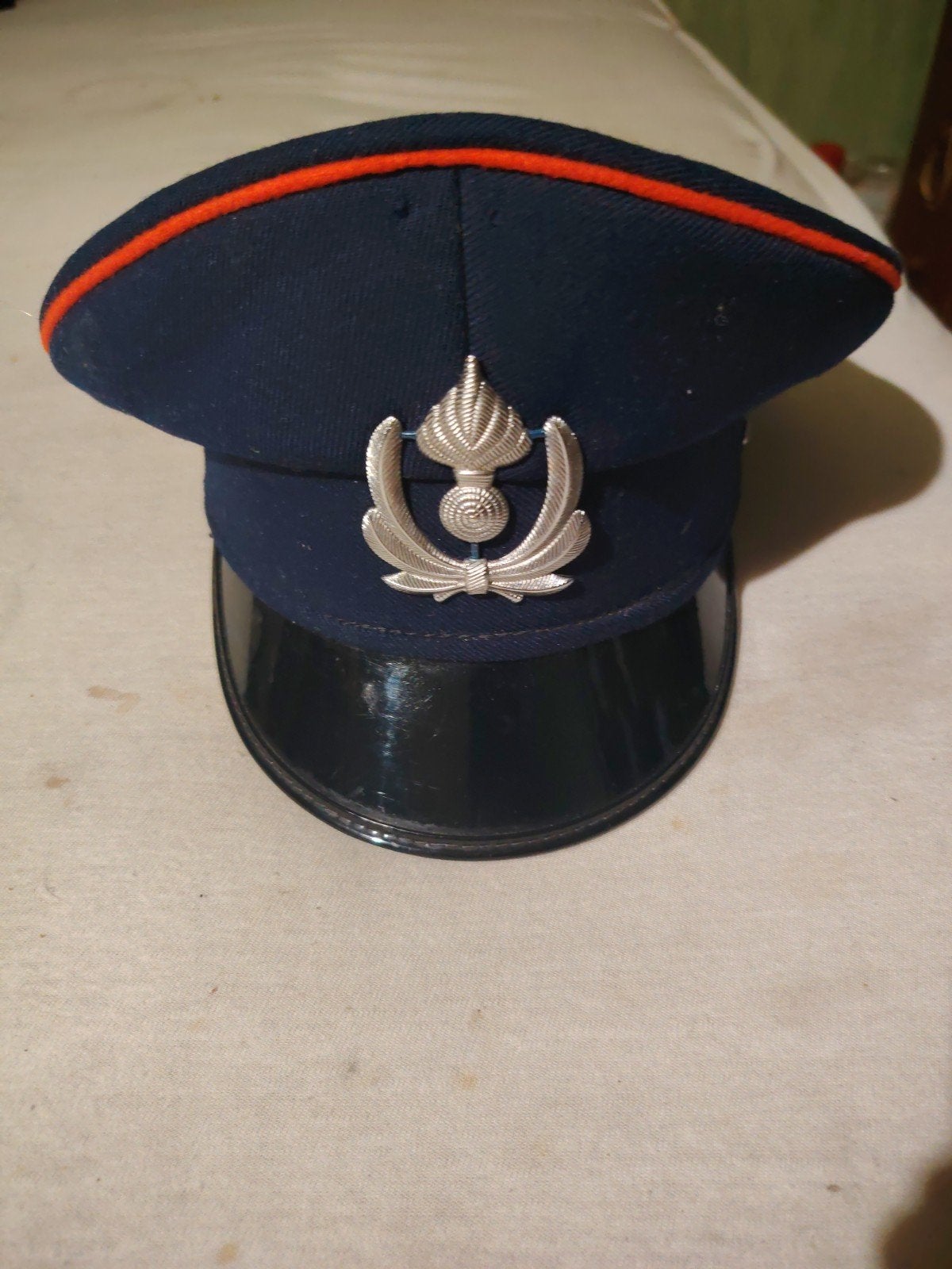 Rijkswacht kepi authentiek, Verzamelen, Militaria | Algemeen, Ophalen of Verzenden, Rijkswacht, Helm of Baret