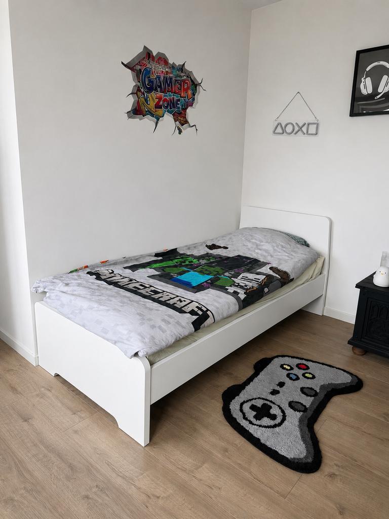Ikea bed 90x200 en degelijke matras als nieuw, Ophalen, Zo goed als nieuw