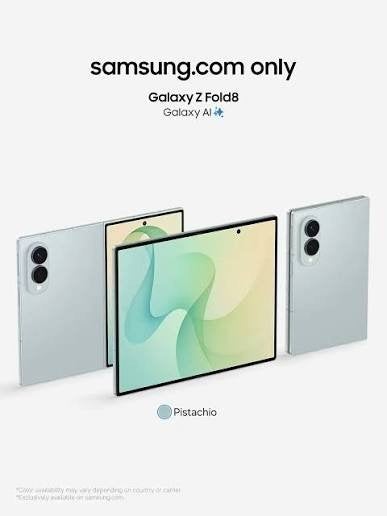 Samsung Z Fold 8 512 go Pistache FACTURE, Samsung