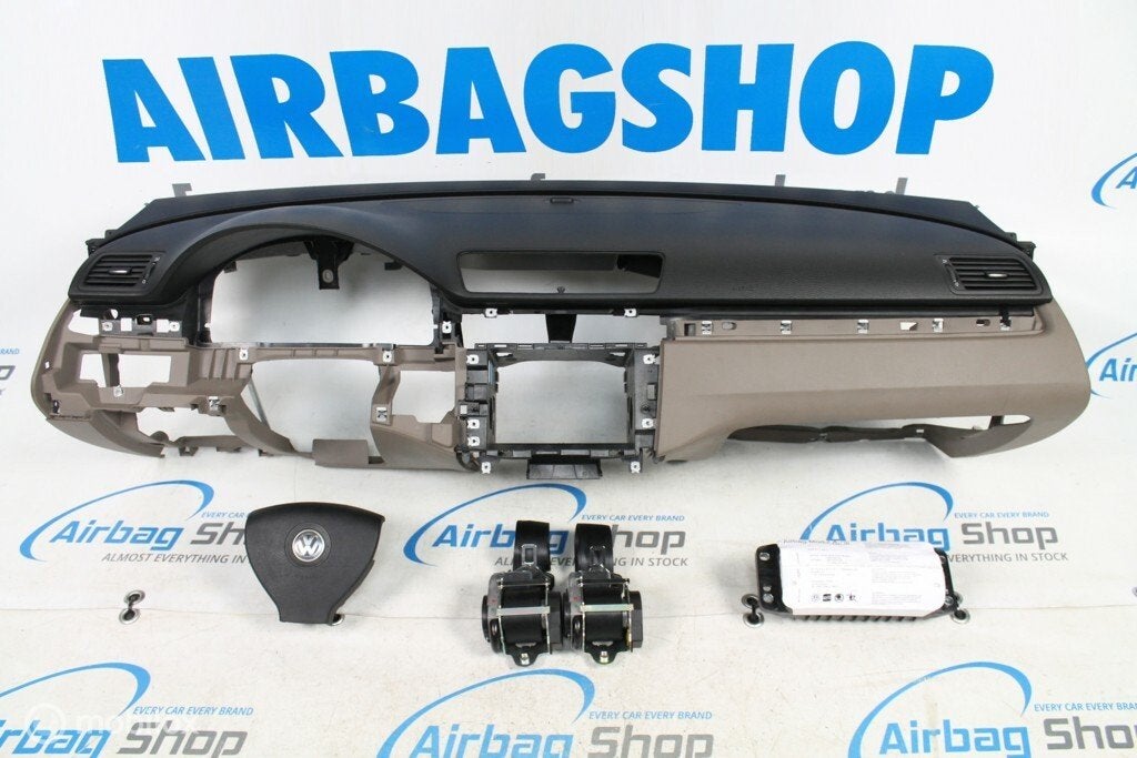 Airbag set - Dashboard bruin Volkswagen Passat B6 2005-2010
