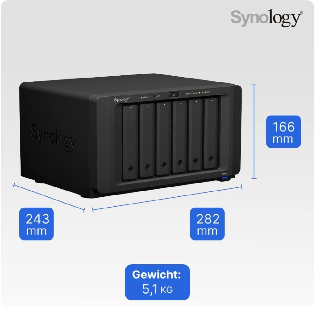 Nas Synology DS1621+, Informatique & Logiciels, Enlèvement, Comme neuf, 8 GB, 2 à 3 Ghz