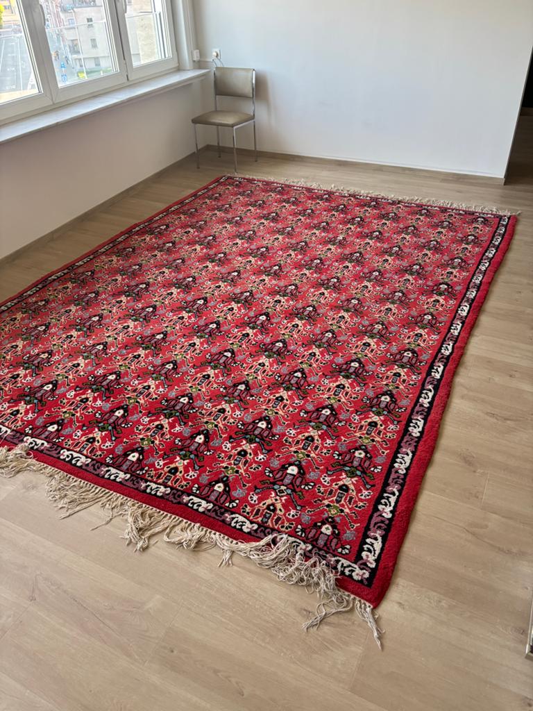 Grand tapis persan noué à la main, Enlèvement, Comme neuf