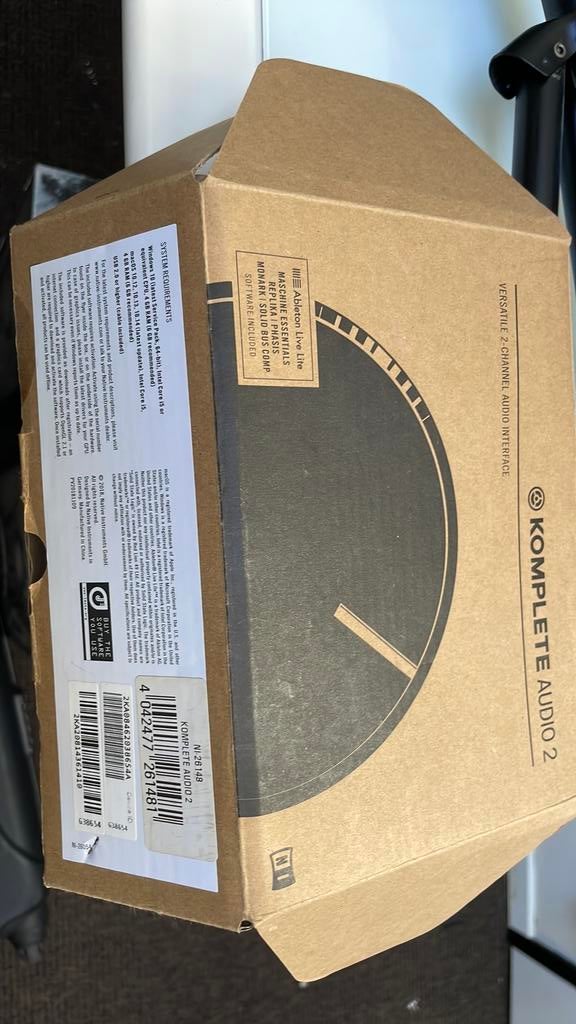 Komplete audio 2, TV, Hi-fi & Vidéo, Appareils professionnels, Comme neuf, Enlèvement