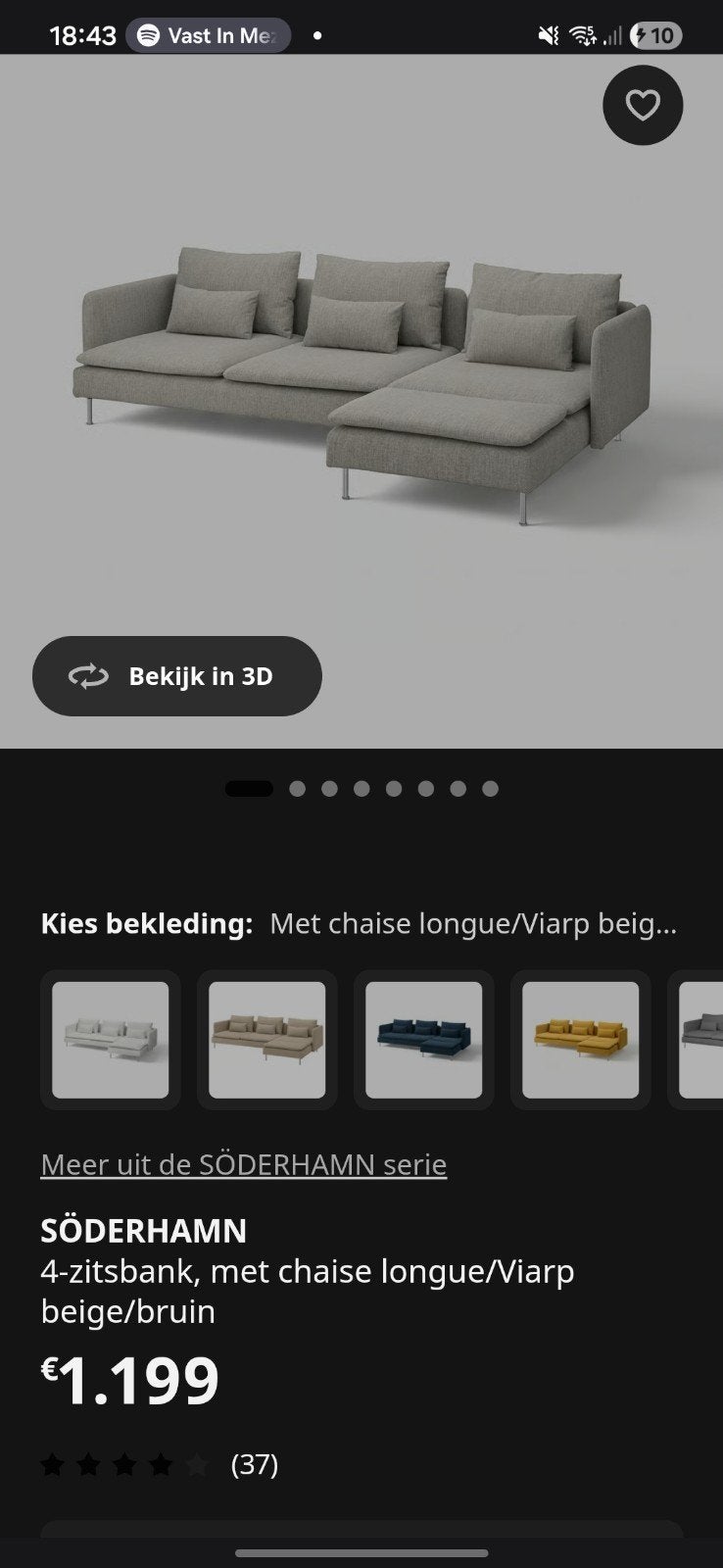 ikea soderhamn, Ophalen