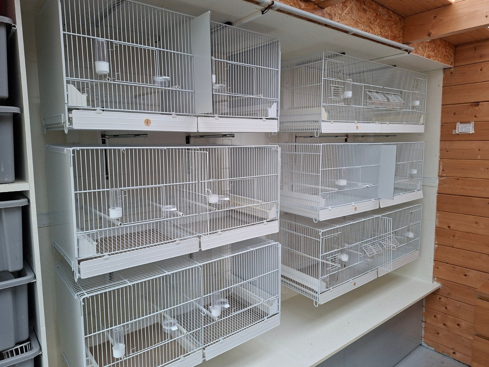 6 draadkooien Domus, Ophalen, Zo goed als nieuw, Vogelkooi