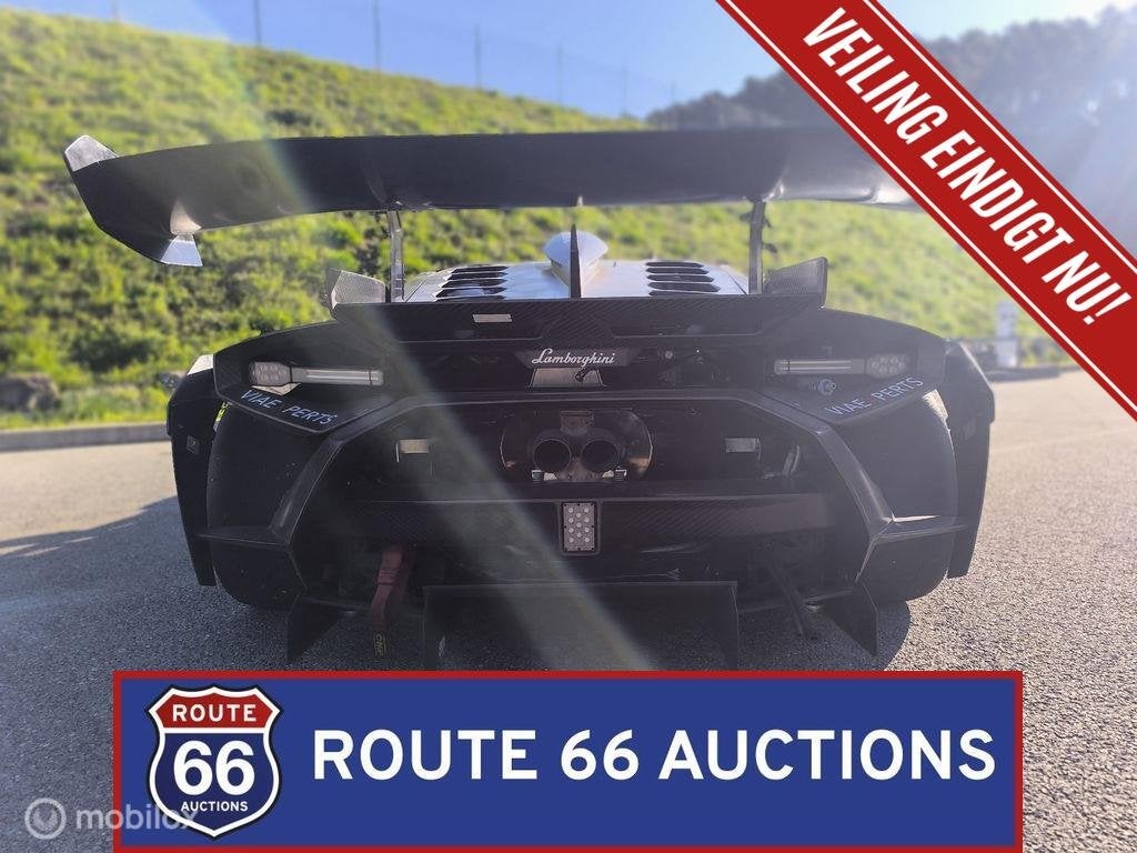Lamborghini Huracán Super Trofeo EVO2 | 2016 | Route 66 Auc, Auto's, Lamborghini, Gebruikt, Overige modellen, Zwart, Bedrijf