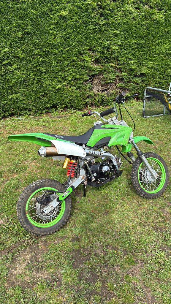 Pitbike 125cc, Fietsen en Brommers, Minibikes, Midibikes en Pitbikes, Ophalen, Zo goed als nieuw, Pitbike