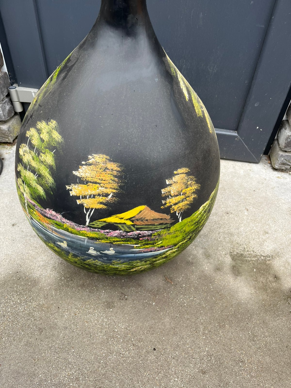 Grote fles hand geschilderd, Enlèvement, Comme neuf