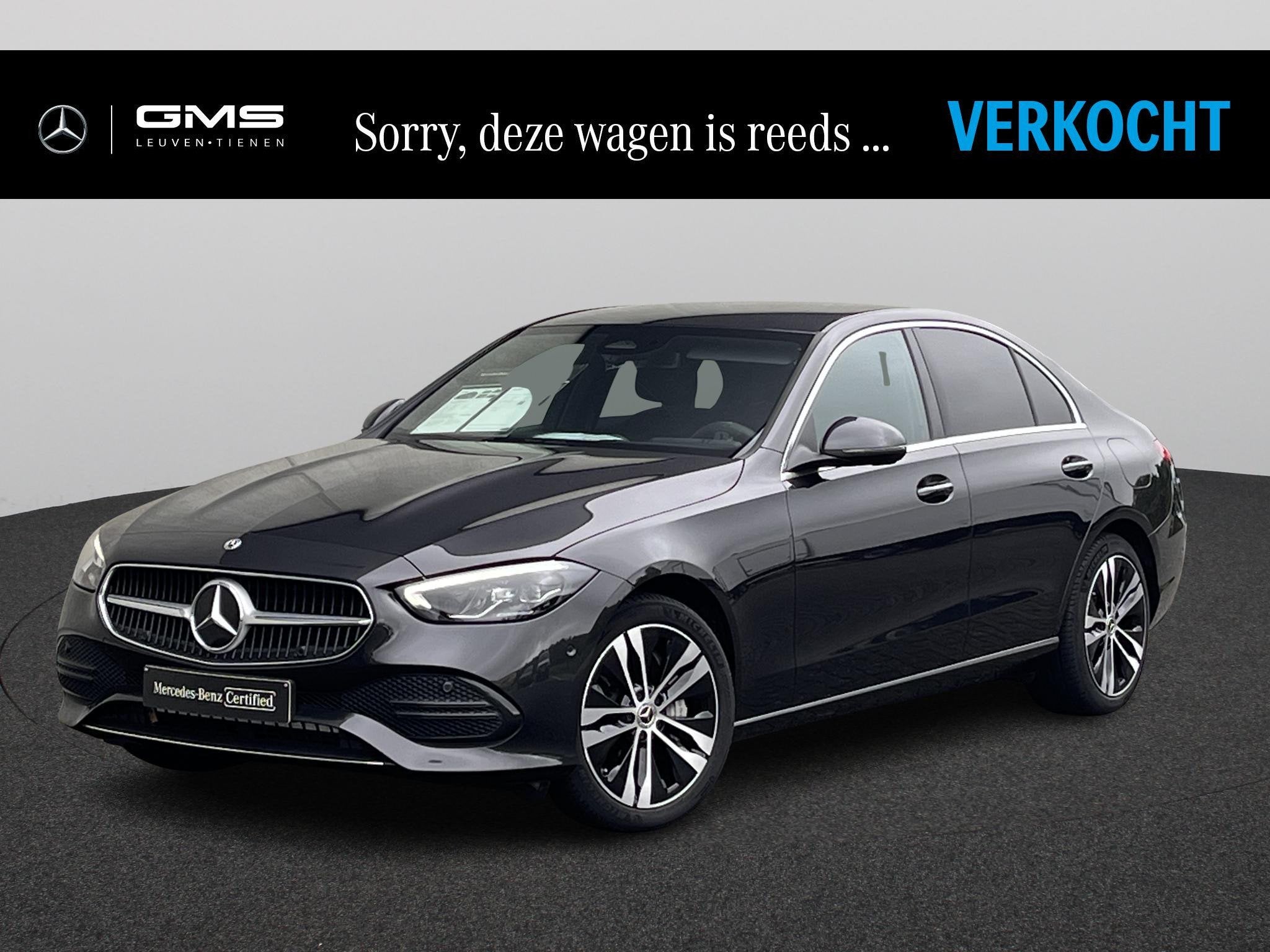 Mercedes-Benz C-klasse C 300 e Luxury Line, Auto's, Automaat, 4 deurs, Zwart, 2080 kg