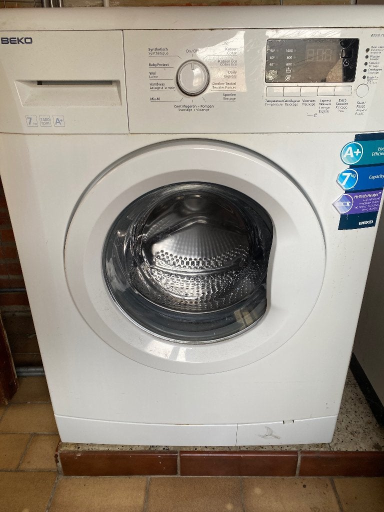 Machine à laver BEKO WMB 71431, 6 à 8 kg, 85 à 90 cm, Chargeur frontal, Enlèvement