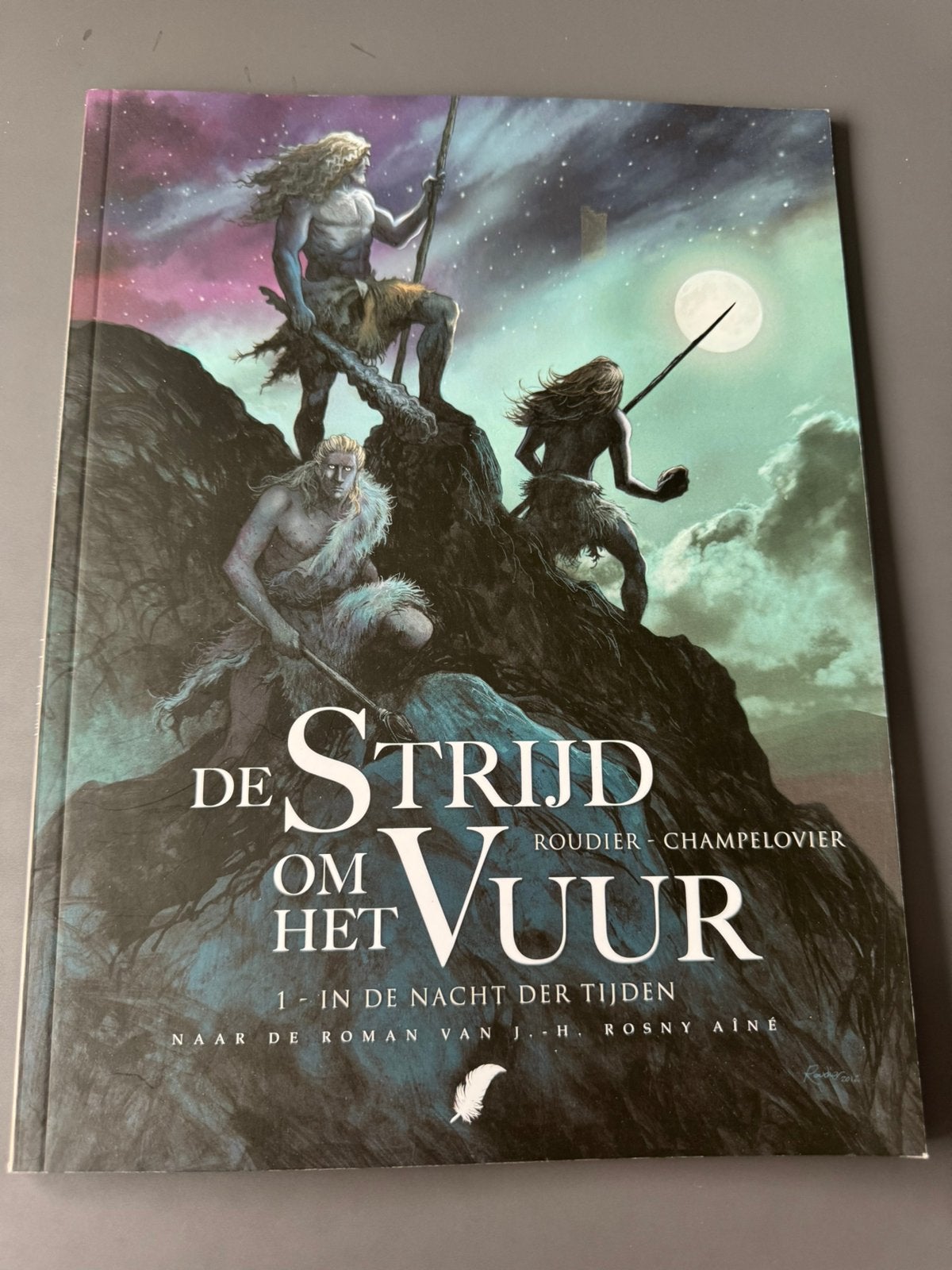 Complete stripreeks De Strijd om het vuur 1-3 Roudier, Série complète ou Série, Enlèvement ou Envoi, Comme neuf
