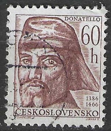 Tchécoslovaquie 1966 - Yvert 1465 - Donatello (ST), Envoi, Affranchi