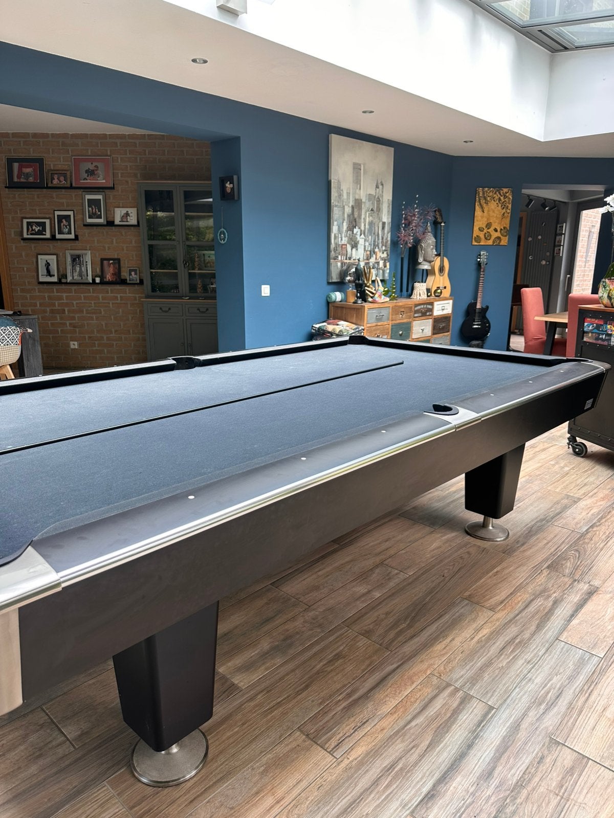 Billard 9 pieds, Sports & Fitness, Billards & Billards américains, Enlèvement, Utilisé, Table de billard