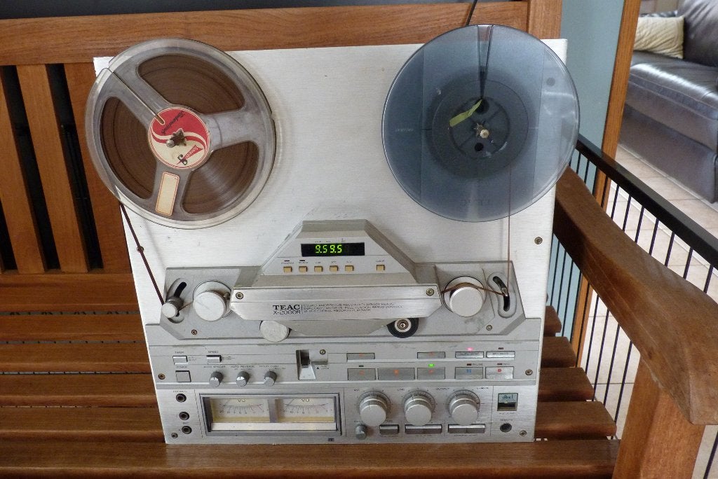 TEAC X-2000R, Enlèvement, Magnétophone défectueux, Avec bandes