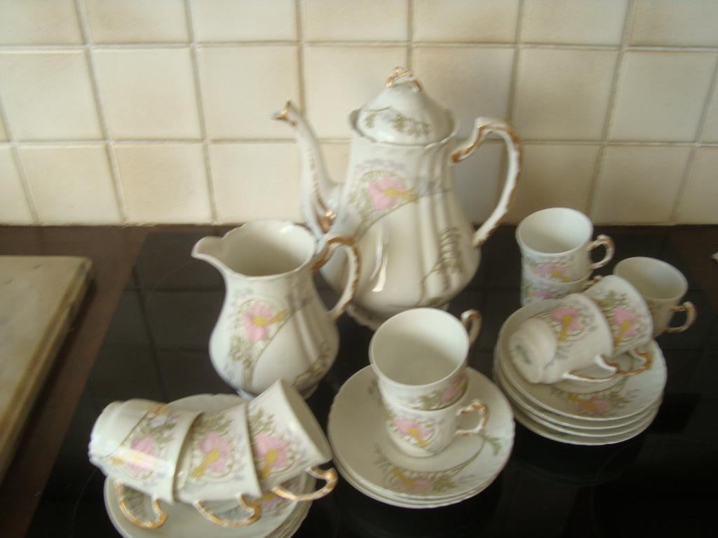 Art Nouveau koffieservies., Ophalen