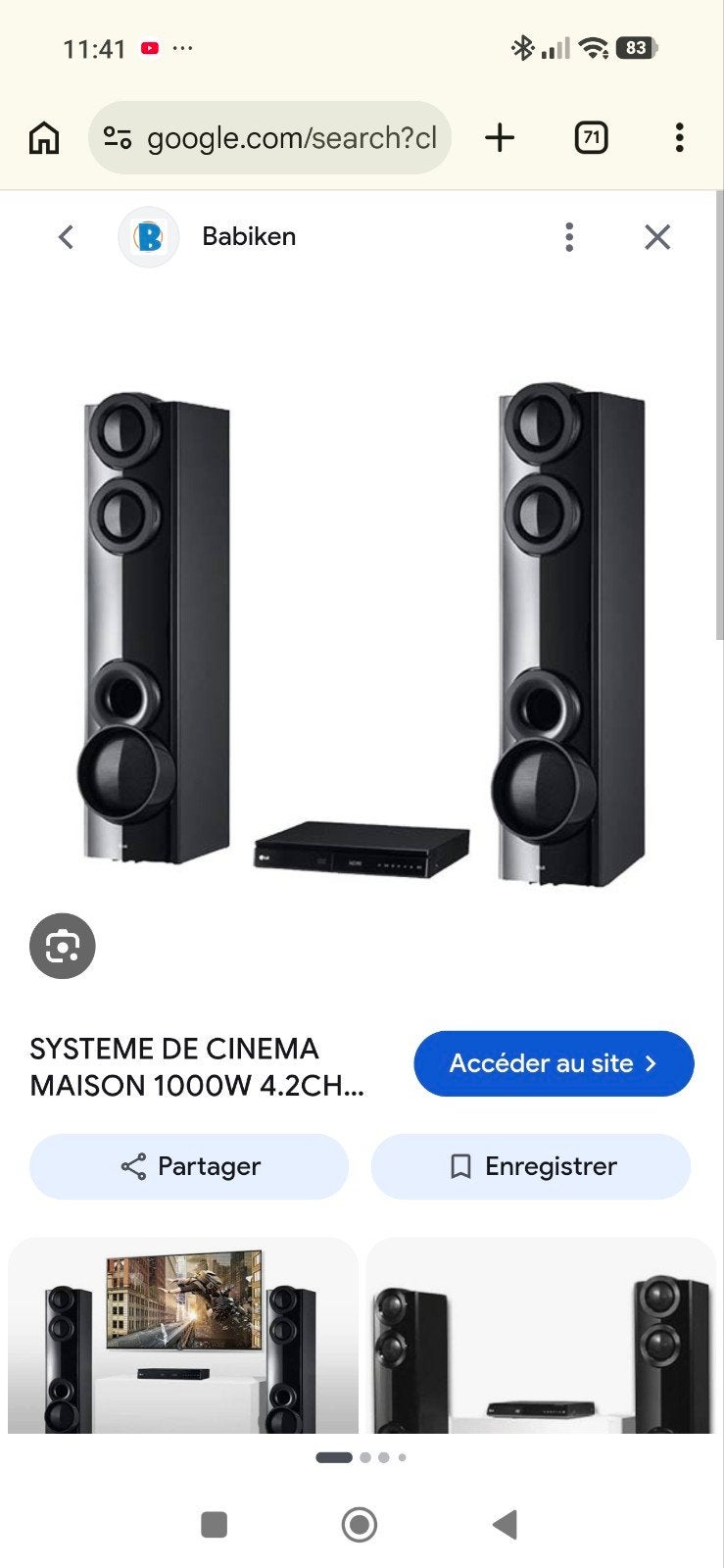 homme cinéma lg 1000watt, TV, Hi-fi & Vidéo, Autres marques, Lecteur Blu-ray, Comme neuf, Enlèvement
