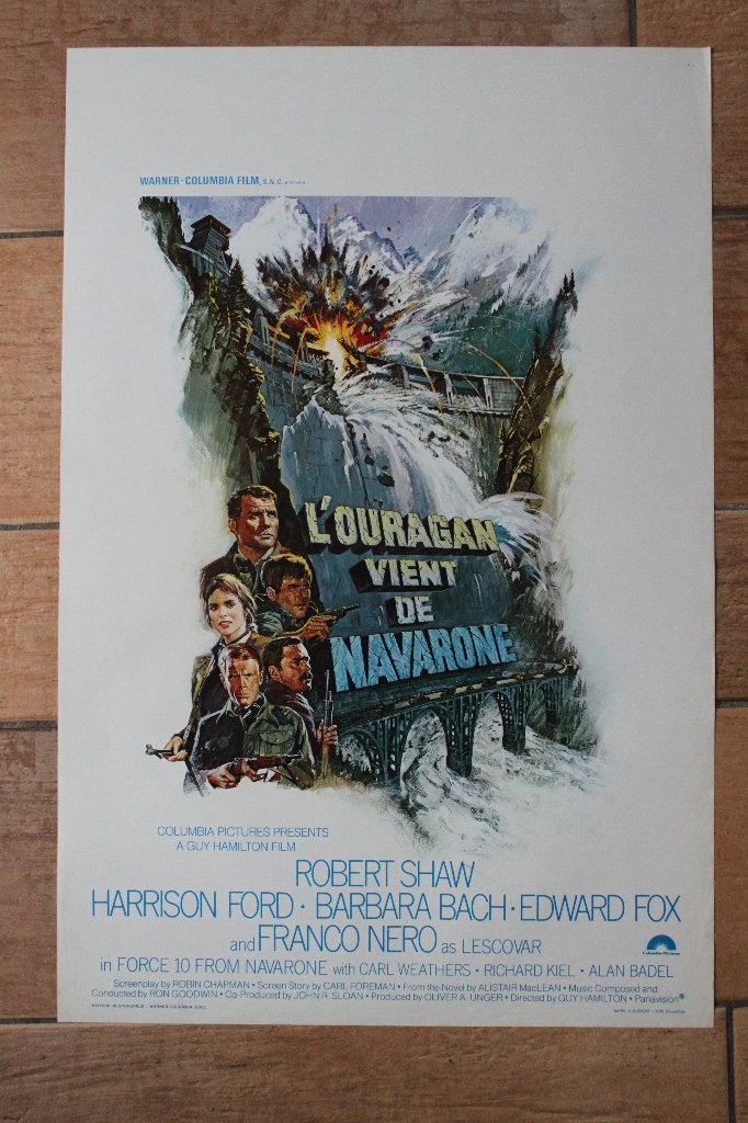 filmaffiche Force 10 From Navarone 1978 filmposter, Enlèvement ou Envoi, Rectangulaire vertical, A1 jusqu'à A3, Comme neuf