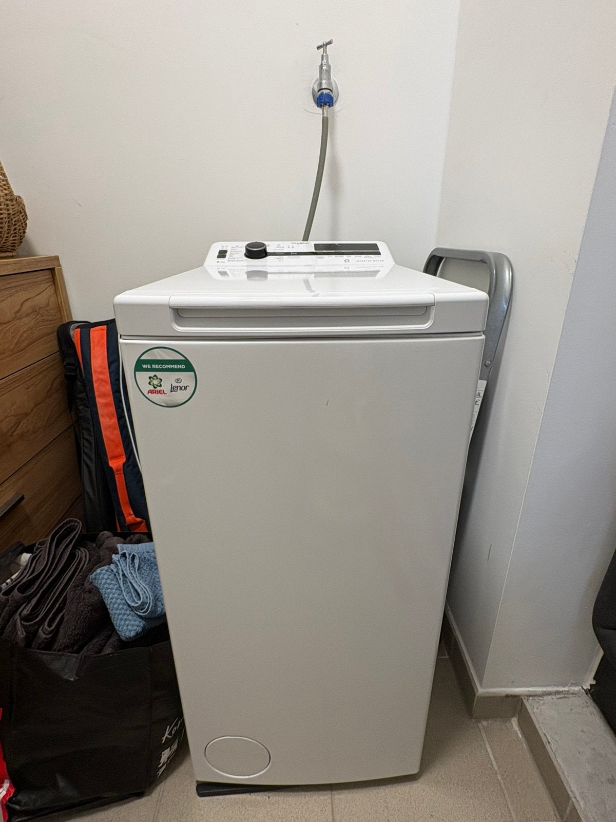 Wasmachine whirlpool, Elektronische apparatuur, Ophalen, Zo goed als nieuw