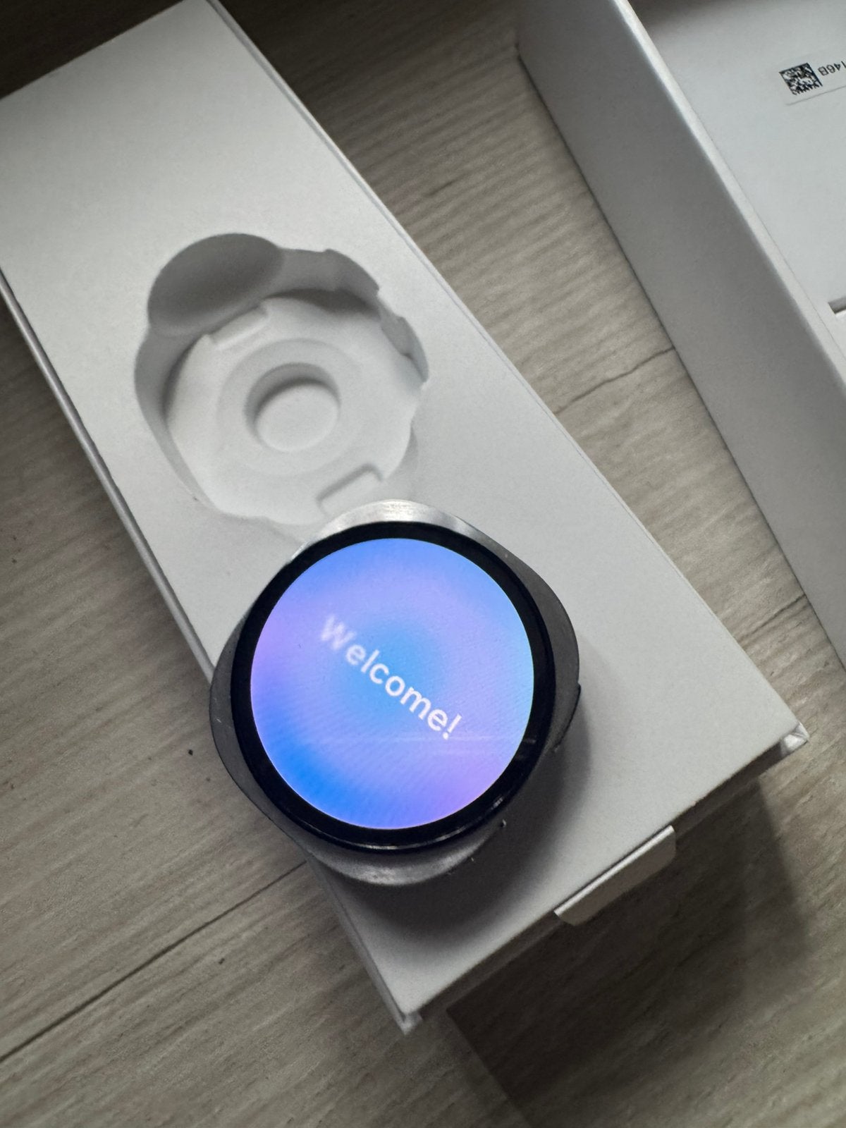 Samsung Galaxy Watch 8 - 40 mm - zilver - goede staat!, Ophalen of Verzenden, Conditie, Wit