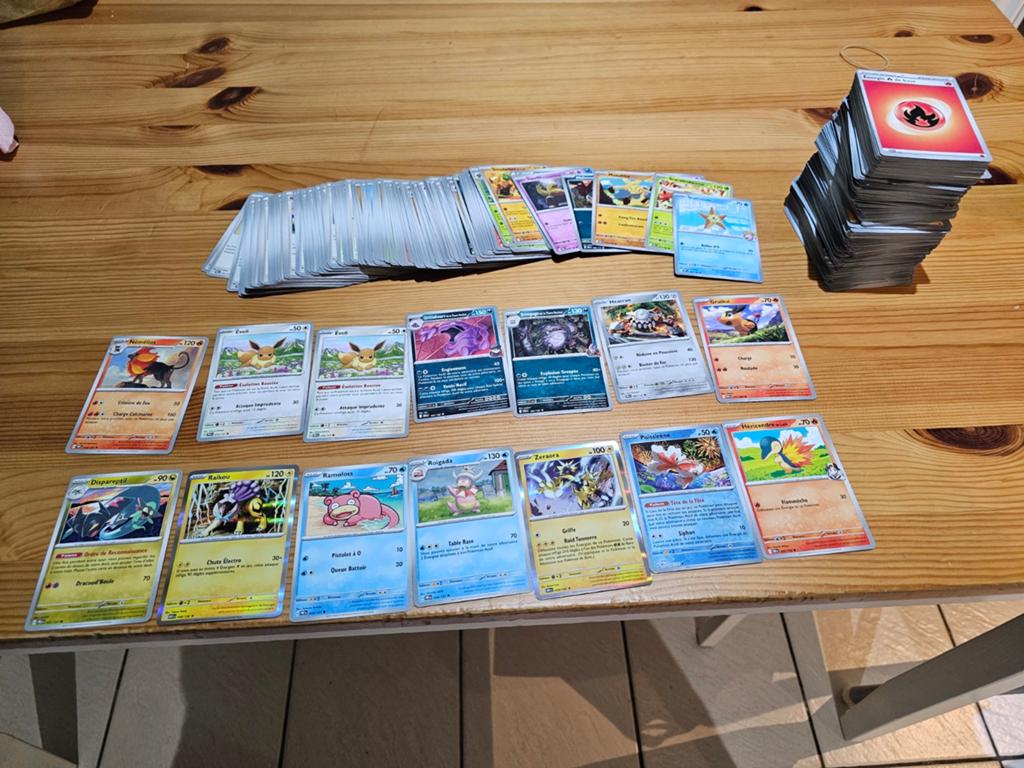 Gros lot Pokémon FR – 500+ cartes – Holos, reverse, énerg, Enlèvement ou Envoi