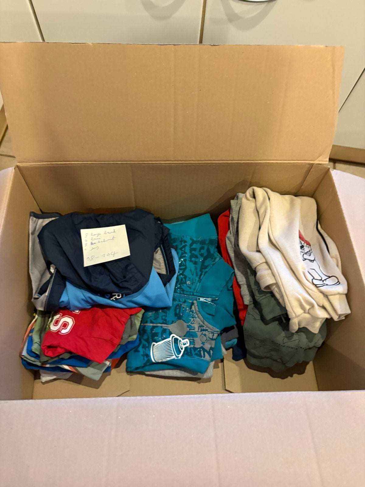 Jongens kleding, Ophalen, Zo goed als nieuw