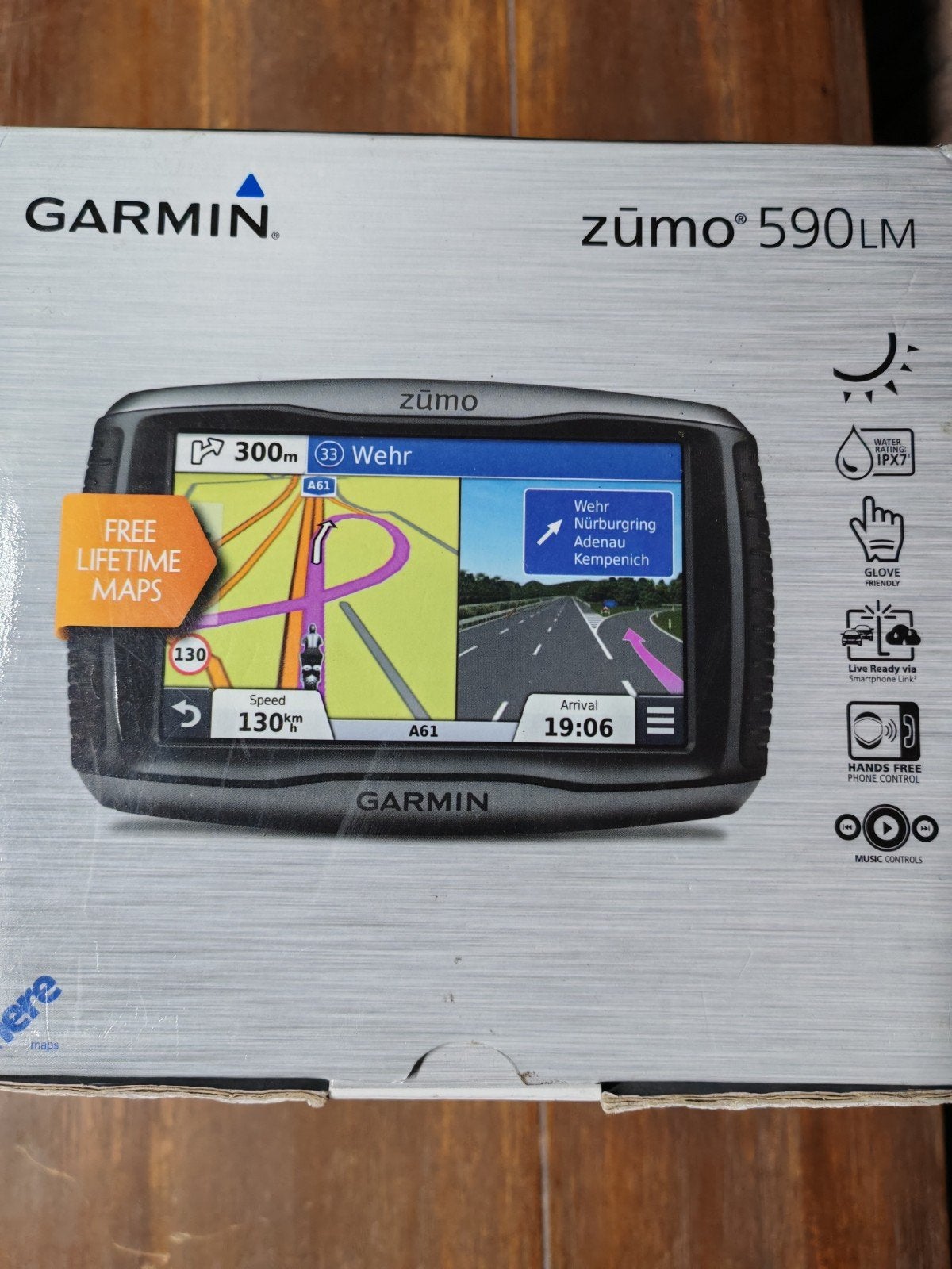 Garmin Zumo 590LM, avec batterie neuve, Enlèvement ou Envoi, Utilisé