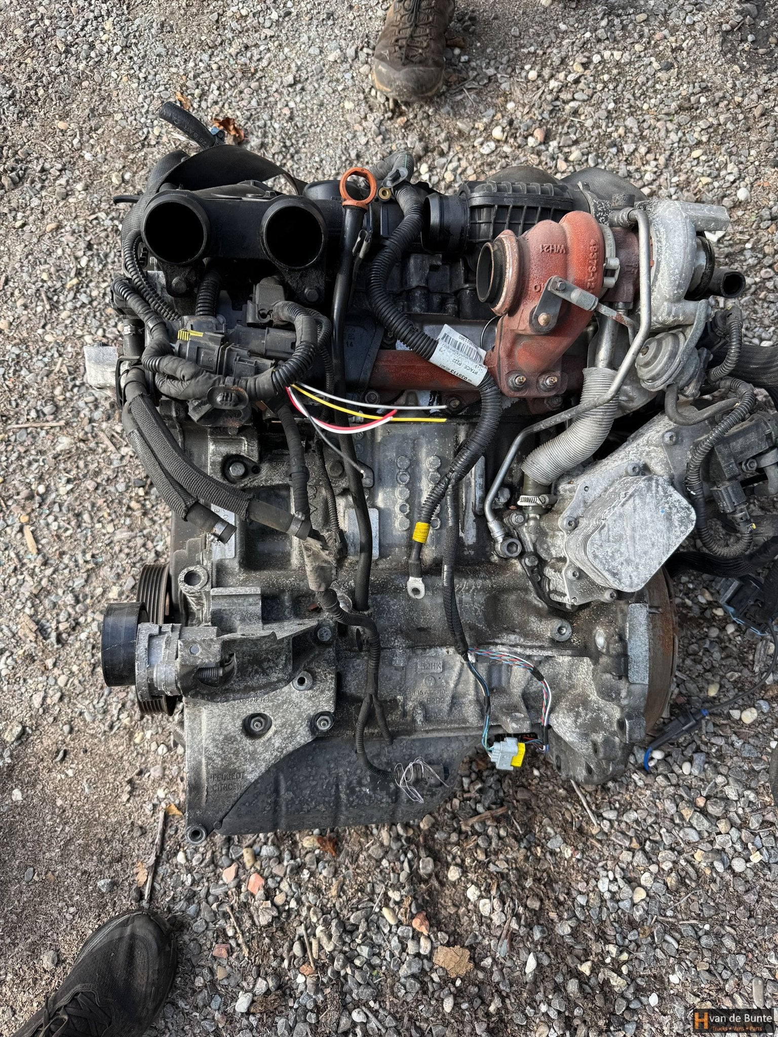 Motor Peugeot Partner 1.6 HDI   2014 code: 9H06  10JB FA, Auto-onderdelen, Ophalen, Gebruikt, -, -