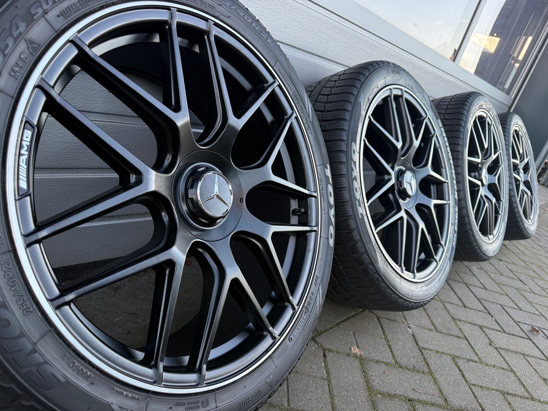 21 inc Mercedes AMG GLC C253 X253 GLC 43 velgen winterbanden, Pneus et Jantes, Pneus hiver, -, 21 pouces