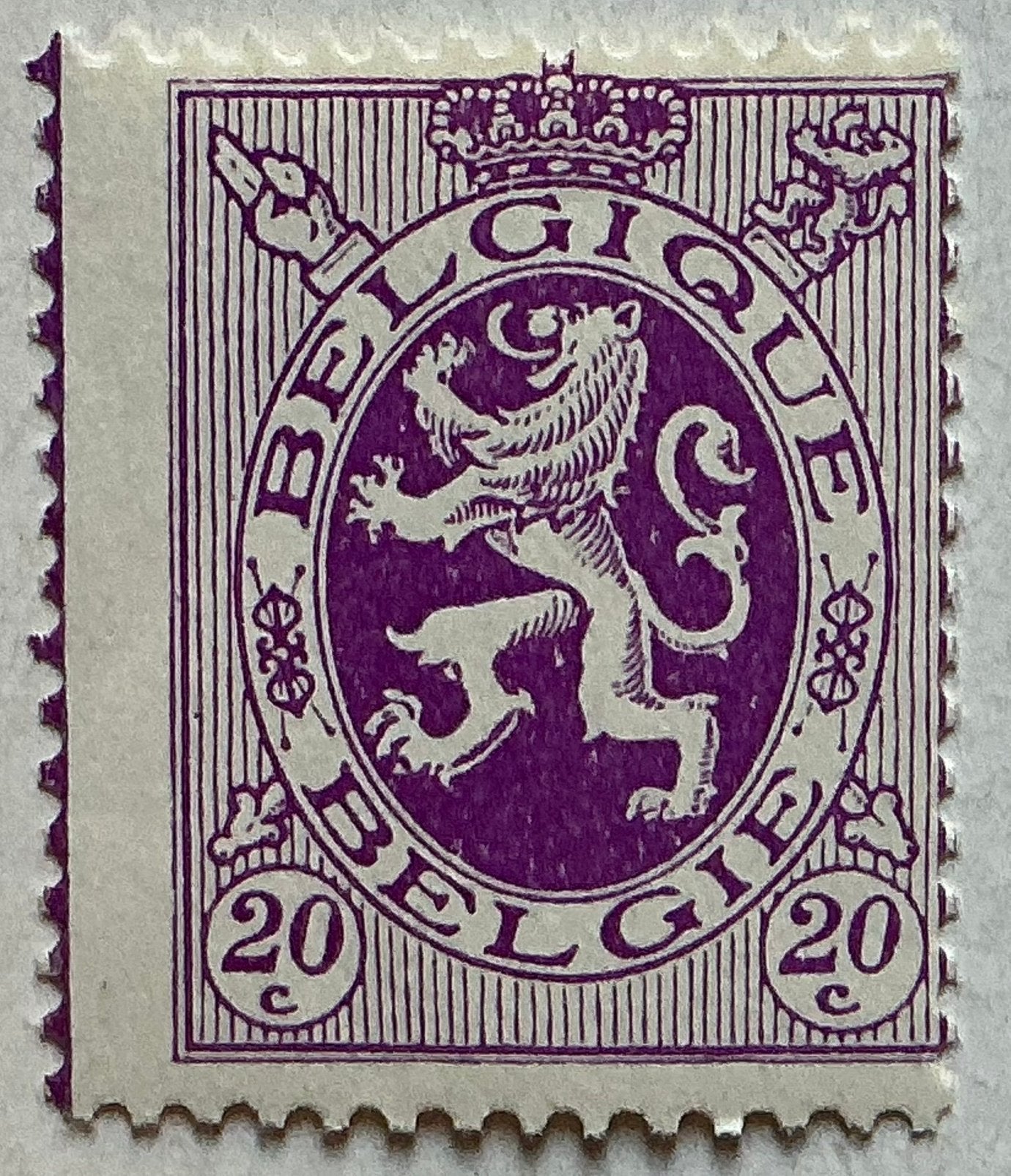 LOT 906. OBP: 281-Cu. HERALDIEKE LEEUW. MNH**, Orginele gom, Ophalen of Verzenden, Postfris, Postfris