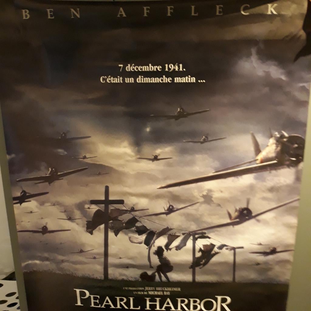 Grote filmposter "Pearl Harbor", Verzamelen, Posters, Ophalen, Rechthoekig Staand, Deurposter of groter, Zo goed als nieuw