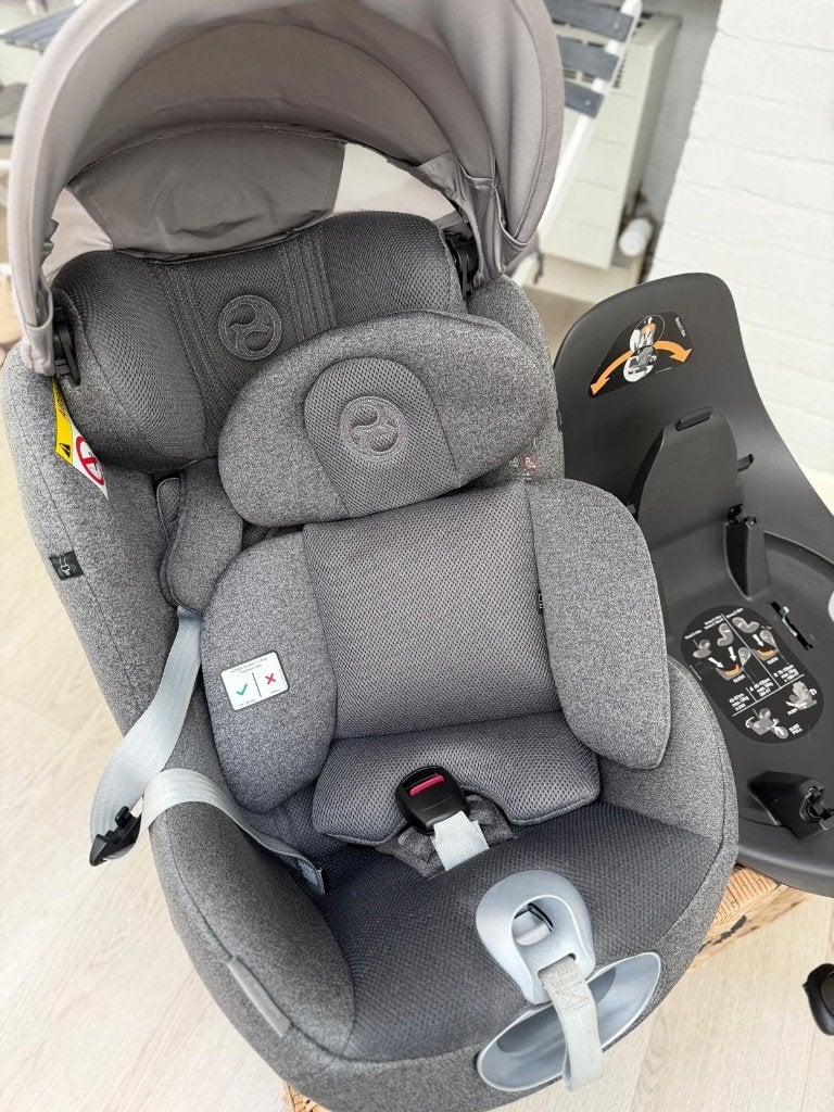 CYBEX Platinum Sirona T i-Size Mirage Grey, Kinderen en Baby's, Verstelbare rugleuning, 0 t/m 18 kg, Zo goed als nieuw, Isofix