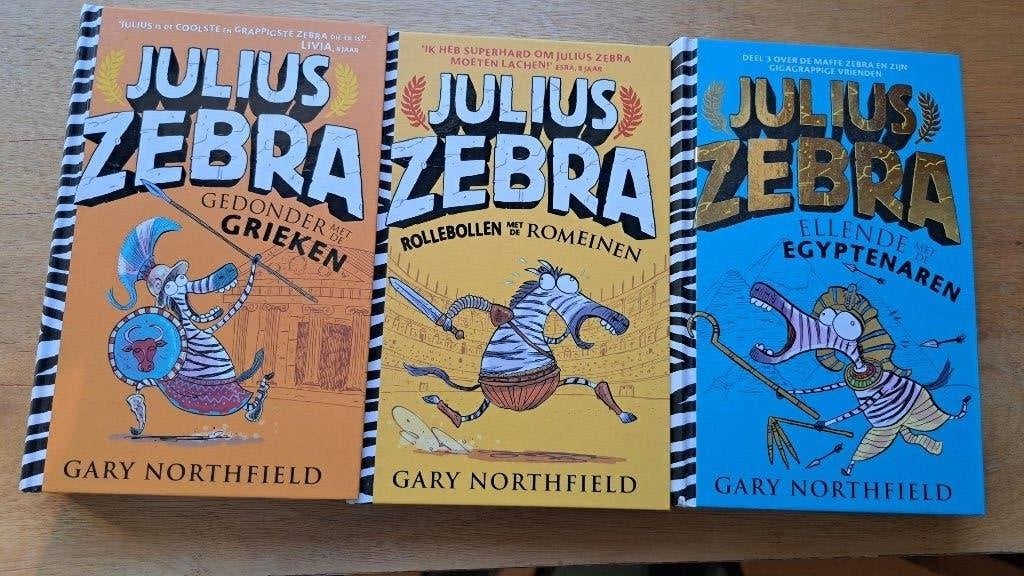3 boeken Julius Zebra - Gary Northfield, Ophalen